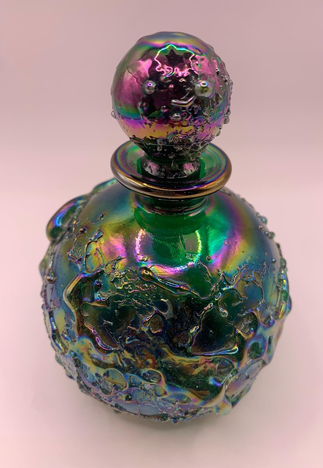 I. W. Rice Iridescent Perfume Bottle - Hard to Find - Etsy