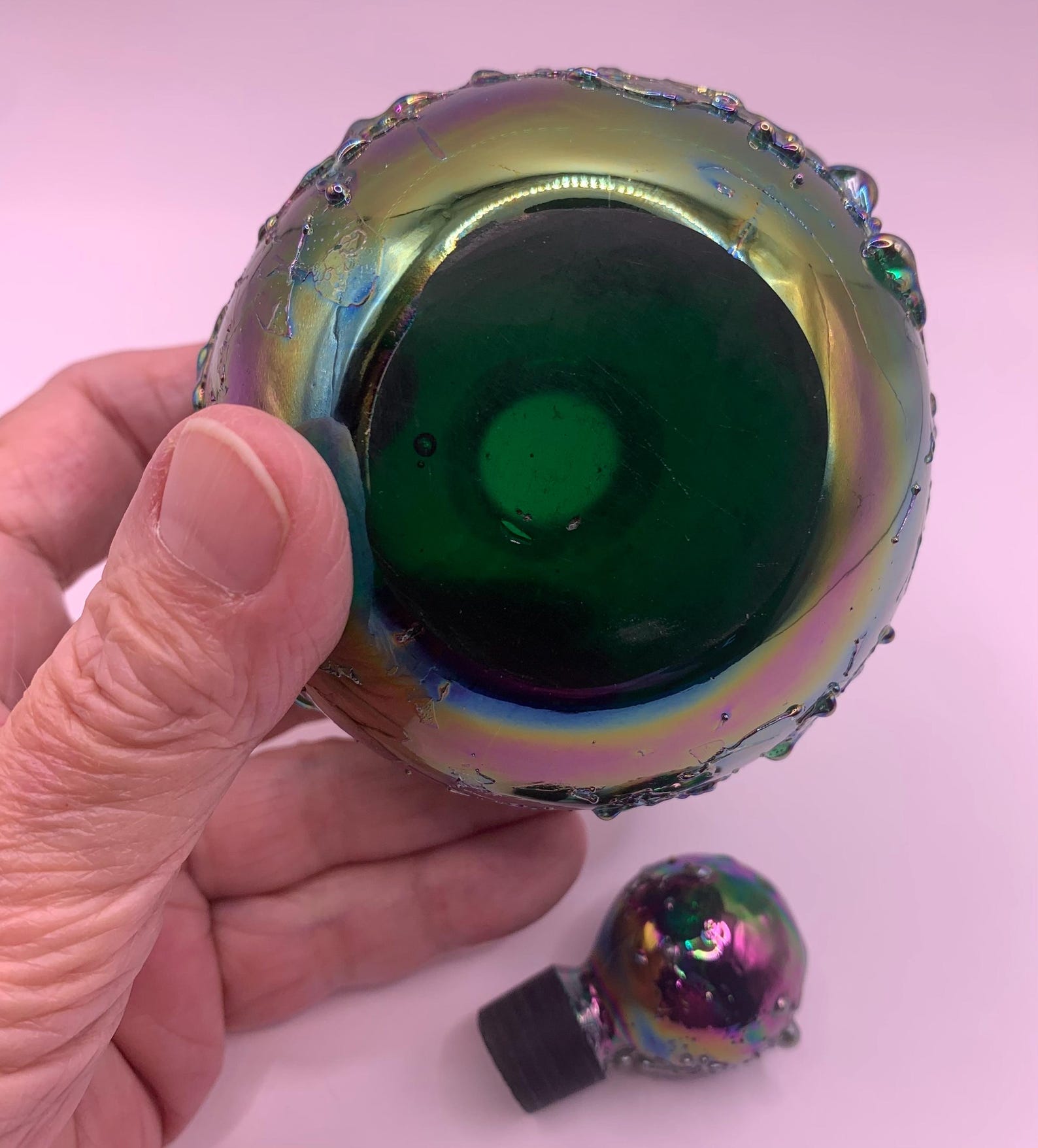 I. W. Rice Iridescent Perfume Bottle - Hard to Find - Etsy