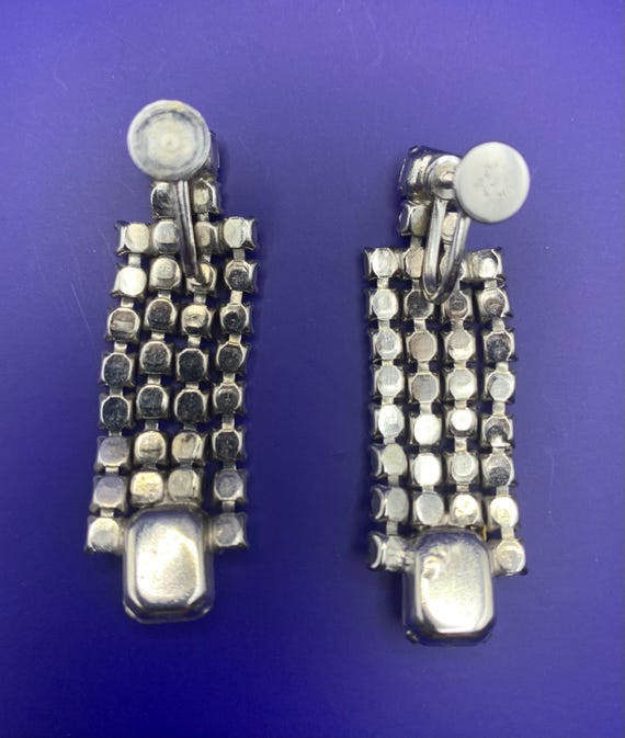 Breathtaking Signed Vintage Kramer Chandelier Ear… - image 5