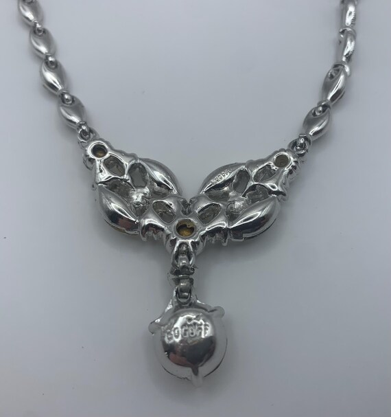 Vintage Bogoff Rhinestone Choker Necklace: 1950s … - image 8