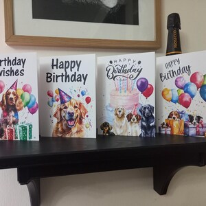 Dog themed Printable Birthday Card Birthday Card Print at Home Birthday Card Happy Birthday Card for Digital Download