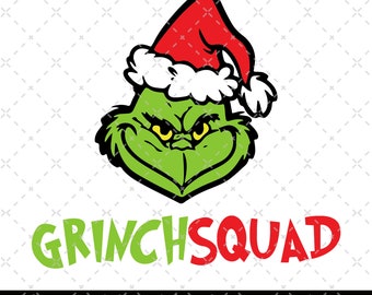 The Grinch Bundle, Grinch Clipart Files, Grinch Christmas Svg, Files for Cricut & Silhouette Digital File