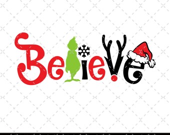 The Grinch Bundle, Grinch Clipart Files, Grinch Christmas Svg, Files for Cricut & Silhouette Digital File