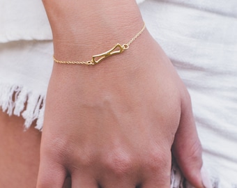 Infinity bracelet gold Friendship bracelet Infinity chain bracelet Best friend Infinity jewelry Women bracelet