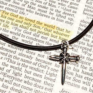 Nail Cross Necklace