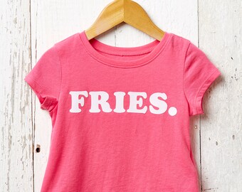fries toddler t-shirt • burgers • gift • food • fun • party • ketchup • t-shirt• burgers and fries • party tee • fries before guys