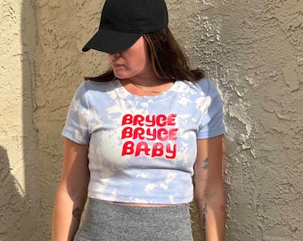 Camiseta corta para bebé Bryce Bryce • Camiseta de béisbol de los Phillies con efecto blanqueado inverso • Béisbol de Filadelfia • Harper • Camiseta Bryce
