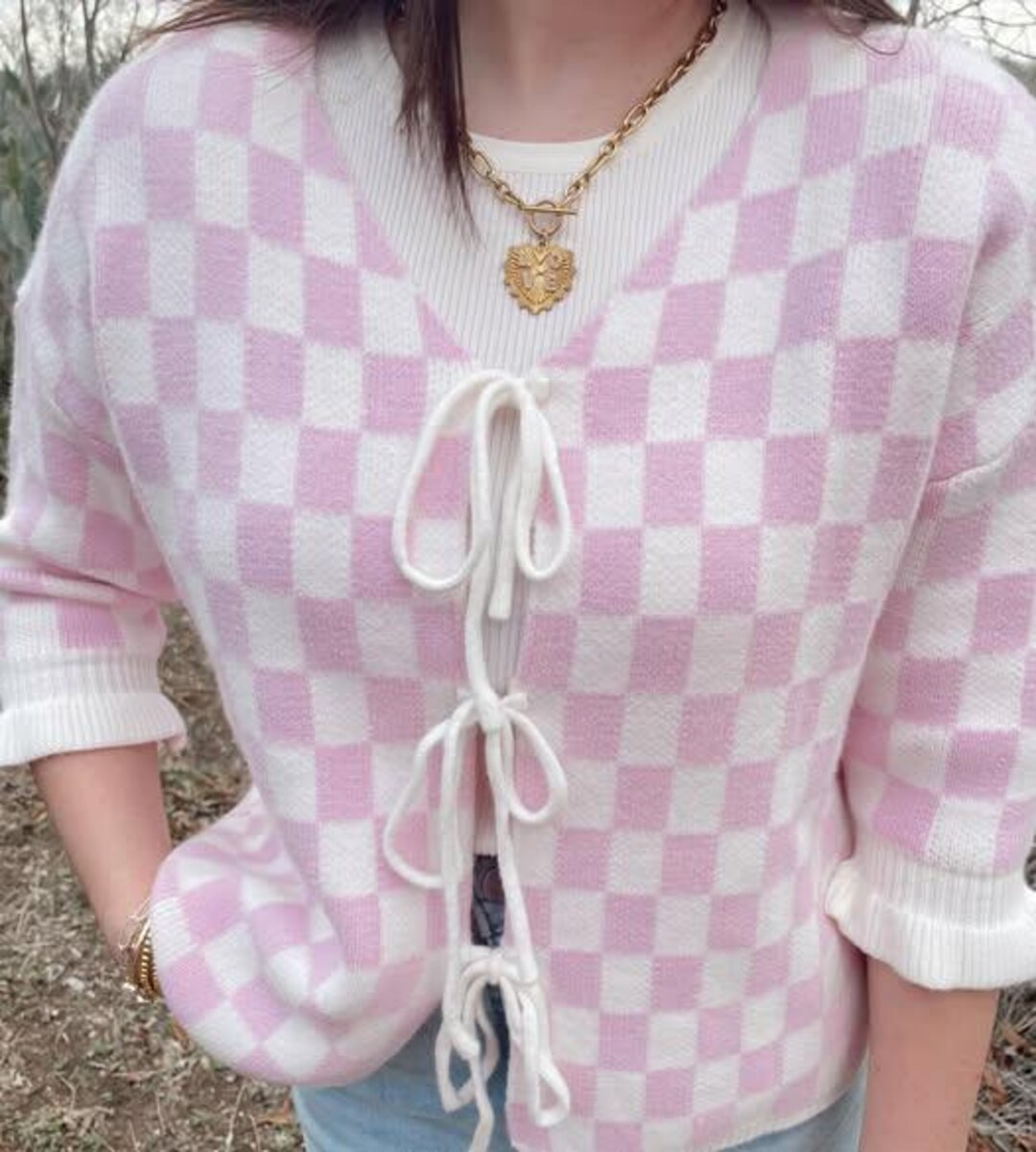 Ribbon Cardigan main image 1