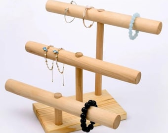 Expositor de joyas triple