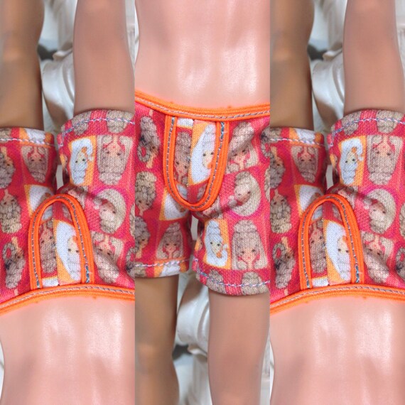 Custom BARBIE KEN doll truth or hair underwear boxer briefs Etsy