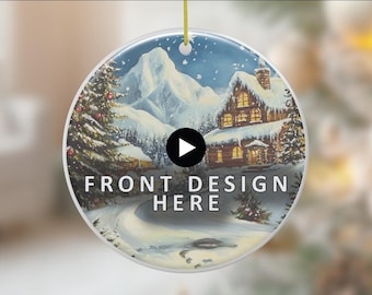 Keramikornament Mockup Video: Rotieren PSD Datei (Digitaler Download)