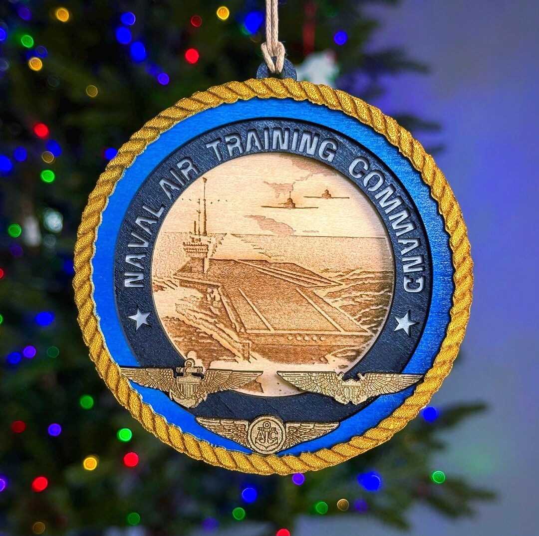 Military Squadron Christmas Ornaments Etsy