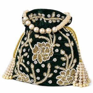 Potli embroidery traditional bag more color available