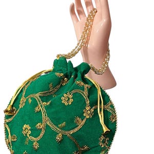 Jute potli bag for any party with all type of dress more color available