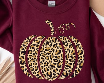 Leopard Pumpkin SVG, Fall SVG, Pumpkin SVG, Cheetah Pumpkin Png, Thanksgiving, Halloween, Svg File for Cricut, Sublimation Designs Downloads