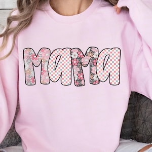 Preppy Mama png, Cute Mama png, Floral Mama png, Mothers day png, Mama png, Mama Shirt Design, Floral Sublimation, Digital Download