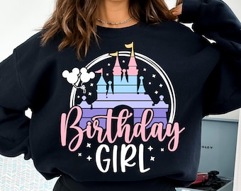 Birthday Girl Svg, Disneyland Birthday trip, Family shirt, Magical Castle, Birthday Matching Shirts, Birthday Squad
