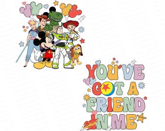 You've Got A Friend In Me Png, Cowboy and Friends Png, Friendship Png, Toy and Friends, Family Vacation Png, Family Trip Png, Best Day Ever