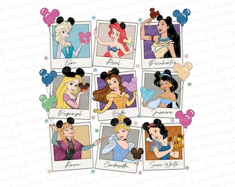 Princesses Png, Vintage Princess Png, Vacay Mode Png, Family Trip Png, Magical Kingdom, Only Png