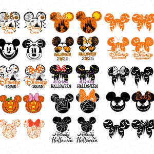 Mickey Halloween Png, Mickey and Minnie Halloween SVG, Mouse Halloween svg, Cartoon Halloween svg, Kids Halloween svg, SVG Mickey Halloween