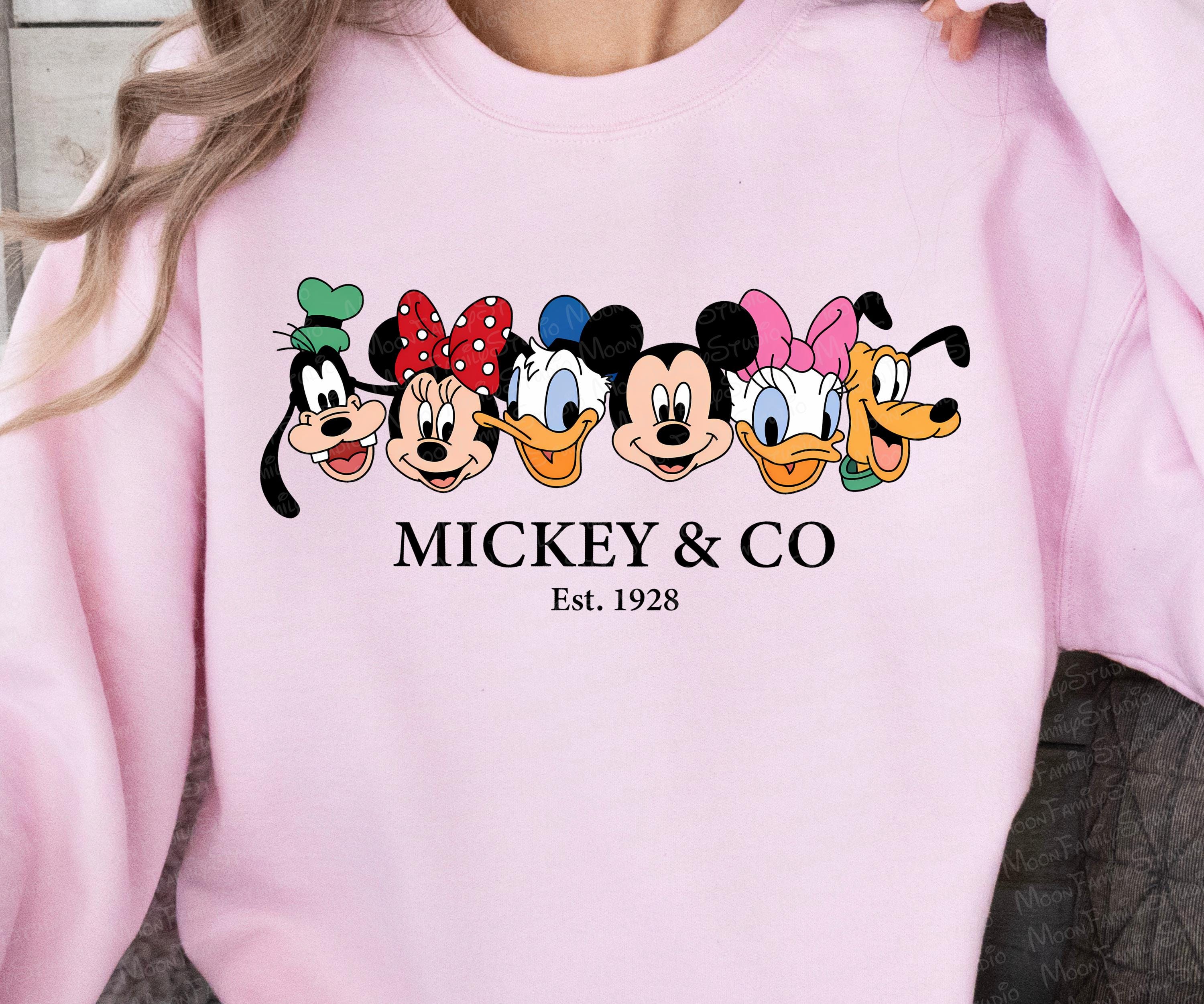 Mickey and Friends Co. Est. 1928 Png, Unisex Mickey & Co Png