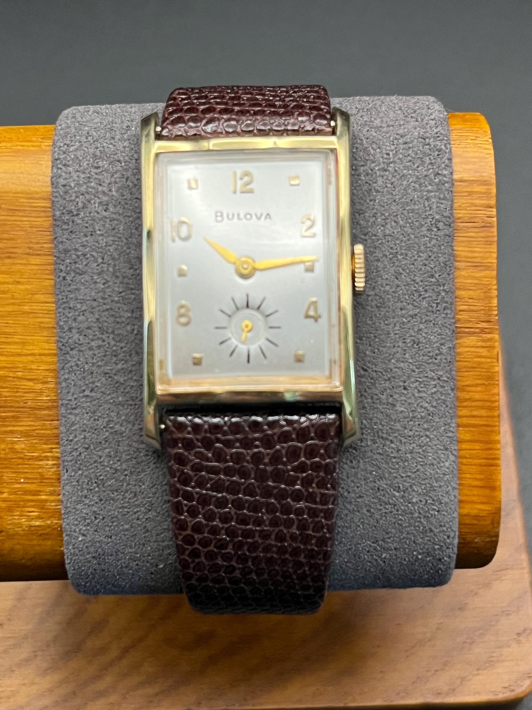 14 karat gold bulova watch sales