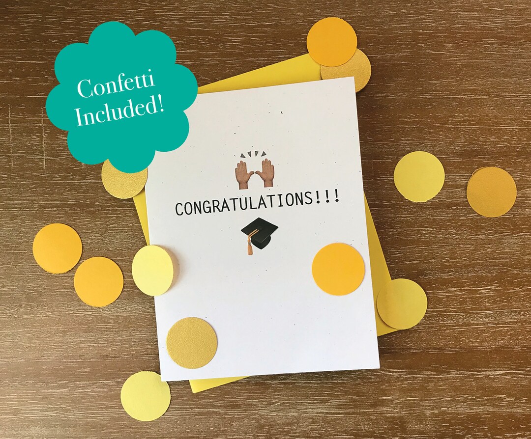 Congratulations Generic Graduation Card and Corresponding Envelope With ...