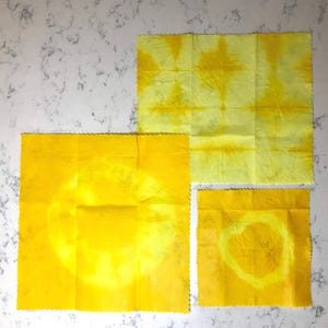 Variety Pack of 3 (medium, snack and small) Beeswax Food Wraps - Reusable and Eco-Friendly BWW3PKMESNSM