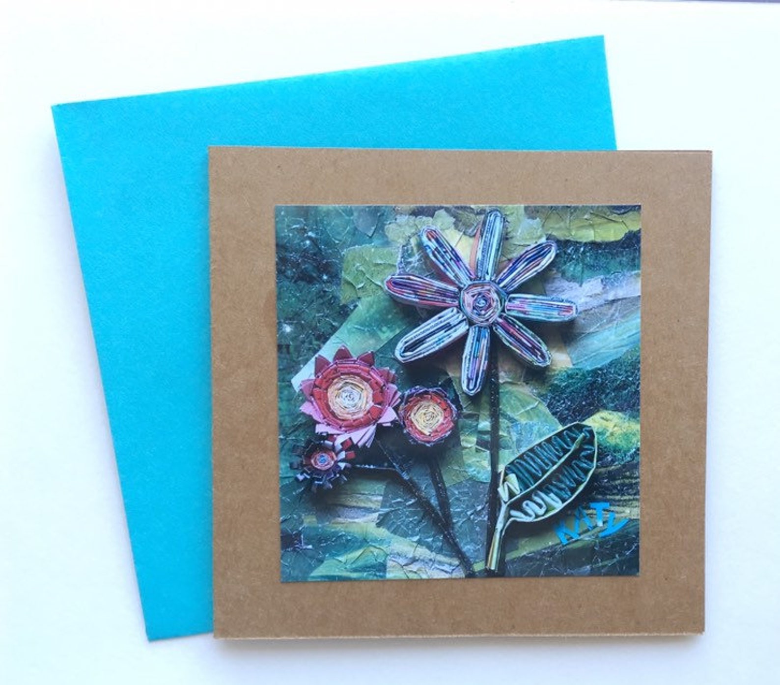 Set of 2 Blank Notecards and Envelopes With Art by Katy Clark Etsy