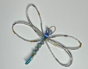 Beaded Dragonfly Ornament