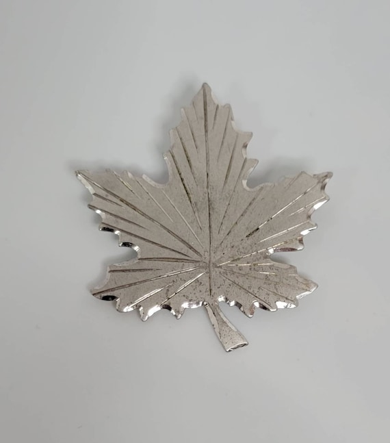 Bond Boyd Sterling Leaf Brooch
