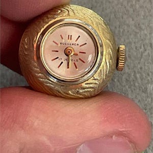 Bucherer Gold Ball Pendant Watch