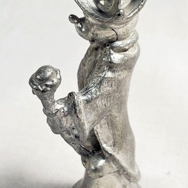 Vtg Mickey Mouse Pewter Figurine image 2