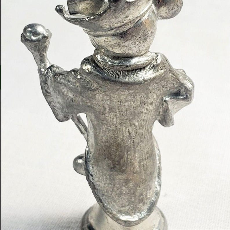 Vtg Mickey Mouse Pewter Figurine image 3