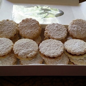 50 pieces alfajores-sugar cookies