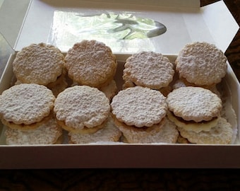 50 pieces alfajores-sugar cookies