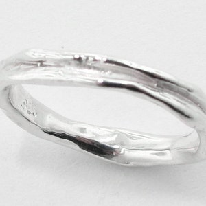 Skinny Melted Band, Silver