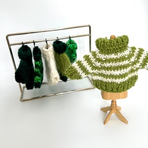 Frog's Knitted Sweater, assorted colors, St Patricks Day image 1