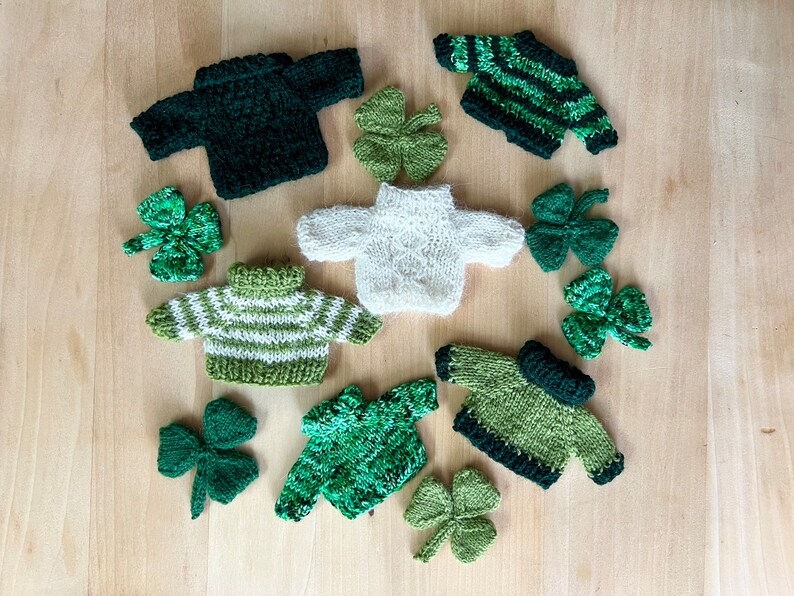 Frog's Knitted Sweater, assorted colors, St Patricks Day image 9