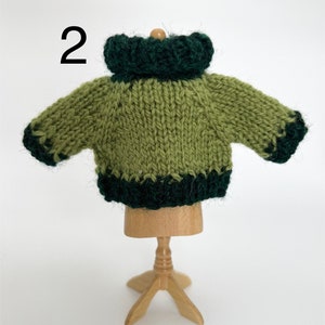 Frog's Knitted Sweater, assorted colors, St Patricks Day 2
