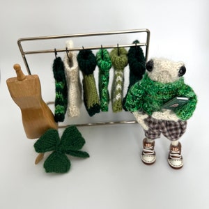 Frog's Knitted Sweater, assorted colors, St Patricks Day image 10