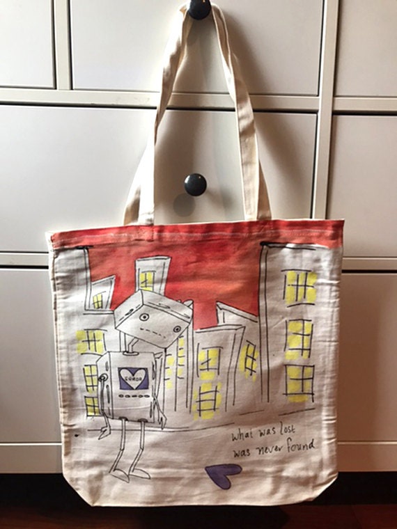 Wild Cat Fun Tote Bag Artist Series Robot Lost And Etsy Wild Cat Fun Tote Bag Artist Series Robot Lost And Etsy