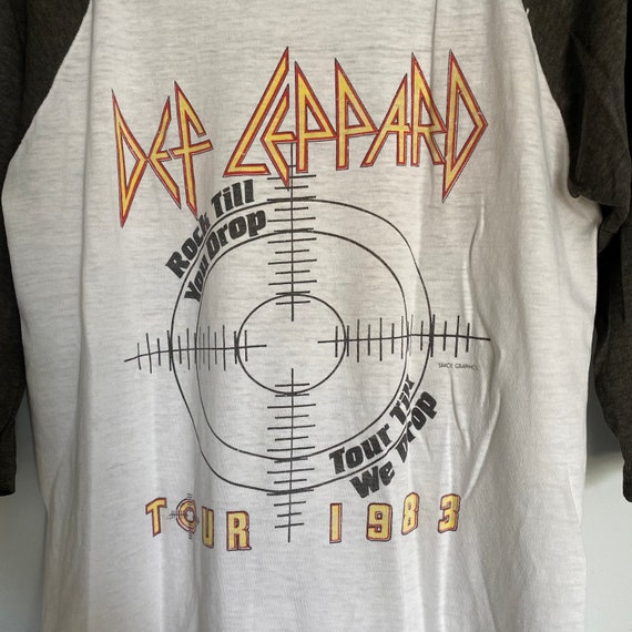 Def Leppard Pyromania Authentic Vintage Tour Tee - image 4