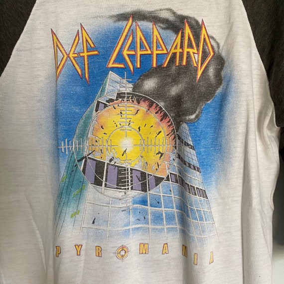 Def Leppard Pyromania Authentic Vintage Tour Tee - image 6