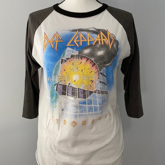 Def Leppard Pyromania Authentic Vintage Tour Tee - image 1