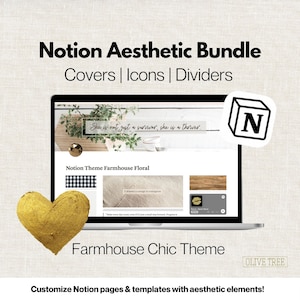 Customize Notion Templates and Pages with Covers, Dividers and Icons Digital Notion Aesthetic Covers