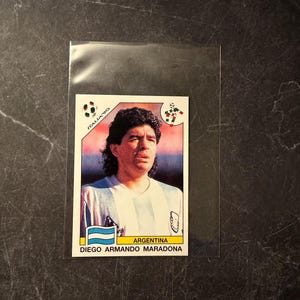 Panini Italia 90 – Diego Armando Maradona – Argentine – World Cup Story – Album