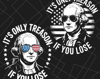 Vintage George Washington 4th of July PNG  (Digital Download) For Dark Background, Transfer background