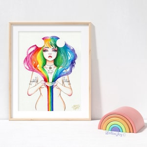 Iris - Goddess of the Rainbow - 8x10 Fine Art Print