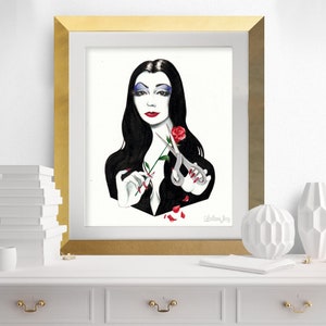 8x10 &quot;Morticia&quot; Fine Art Print